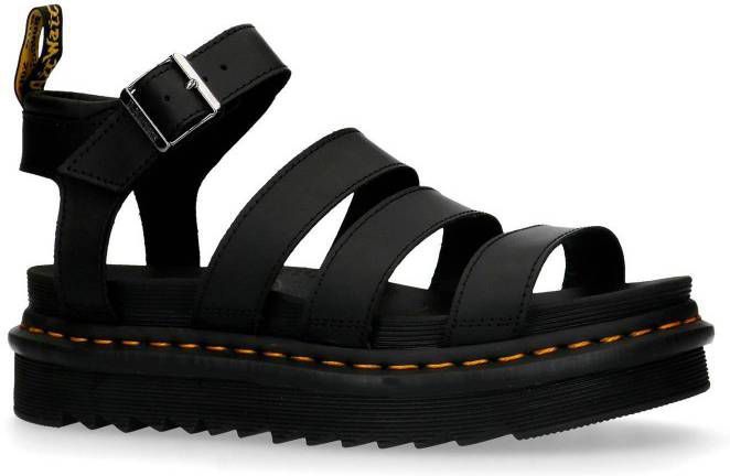 Dr Martens Dr. Martens Vegan Blaire Brando plateau sandalen zwart