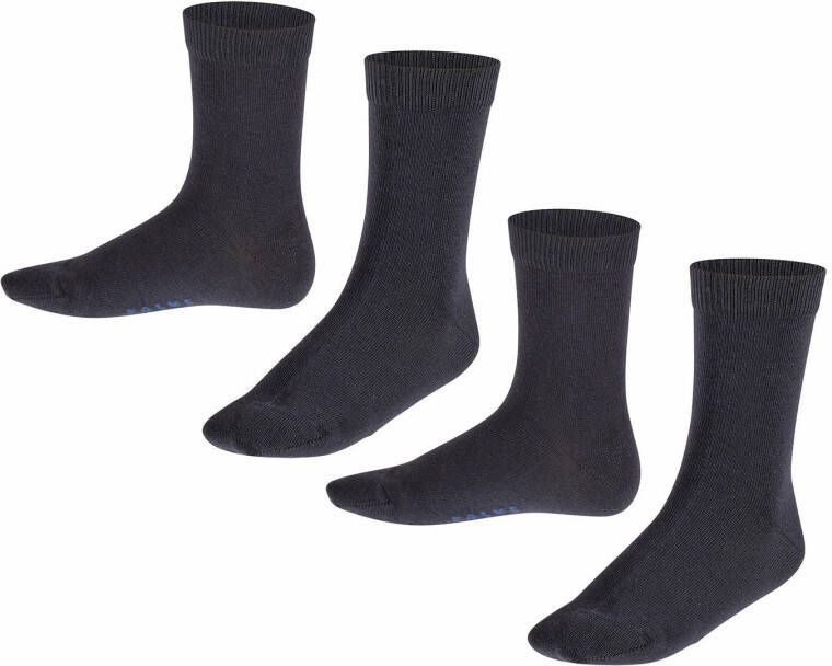 FALKE Happy sokken set van 2 zwart