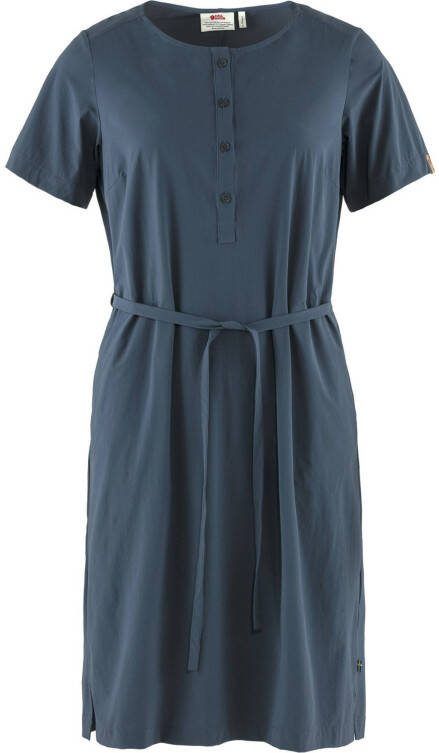 Fjä, llrä, ven Ö, vik Lite Jurk Dames Marineblauw