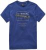G-Star G Star RAW T shirt van biologisch katoen ballpen blue online kopen