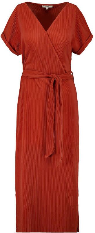 Garcia jurk met ceintuur rood