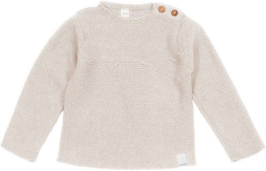 Koeka Toujours baby trui met biologisch katoen warm white