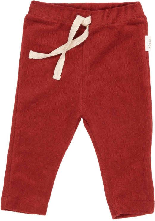 Koeka Royan baby regular fit broek berry