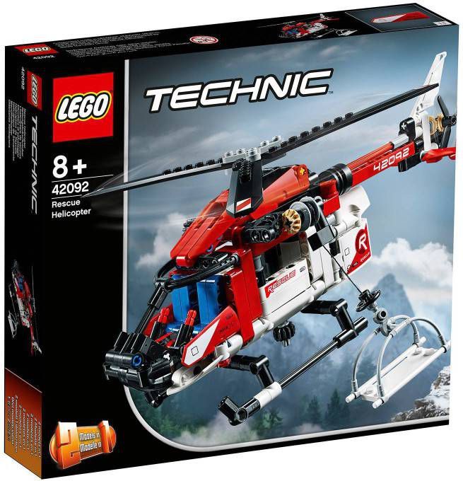 Lego Technic: Rescue Helicopter 2 in 1 Building Set (42092)