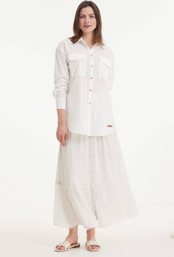 Moscow rok a lijn offwhite Dames