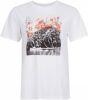 O'Neill gebreid T shirt met printopdruk wit/zwart/rood online kopen