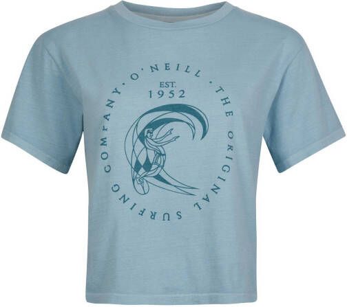 O'Neill T shirt met printopdruk lichtblauw