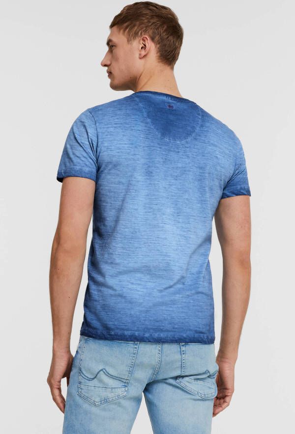 Petrol Industries T shirt met logoborduursel op borsthoogte