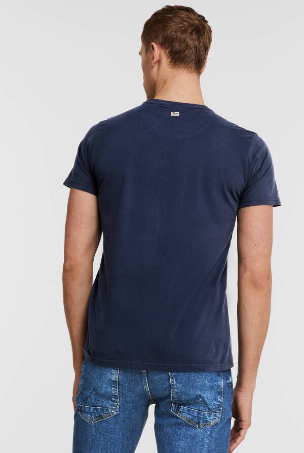 Petrol Industries T shirt met logo deep navy