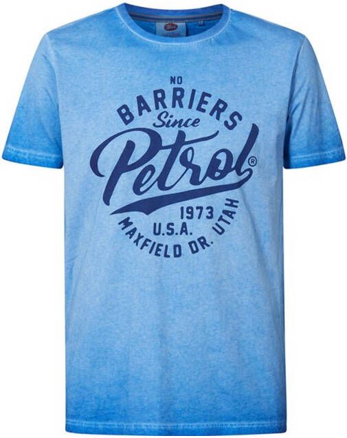 Petrol Industries T shirt met logo imperial blue