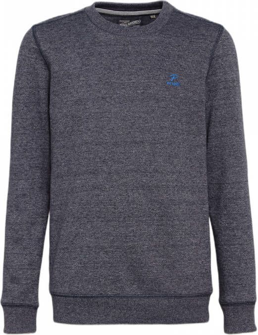 Petrol Industries trui donkerblauw melange