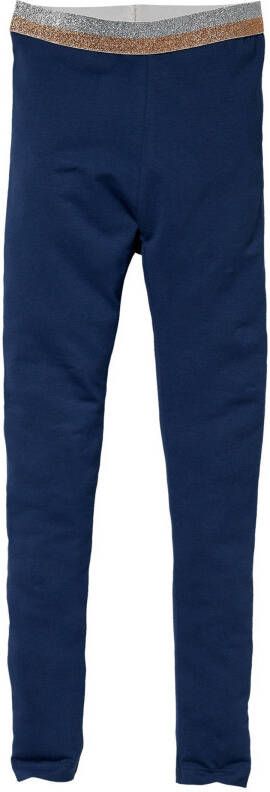 Quapi Girls regular fit legging Kitty donkerblauw