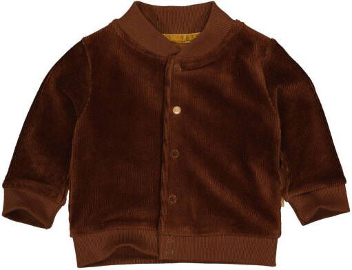 Quapi newborn baby vest Marnix chocoladebruin