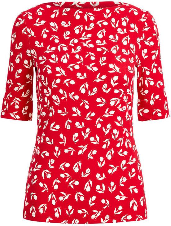 Ralph Lauren Top met bloemenprint en boothals