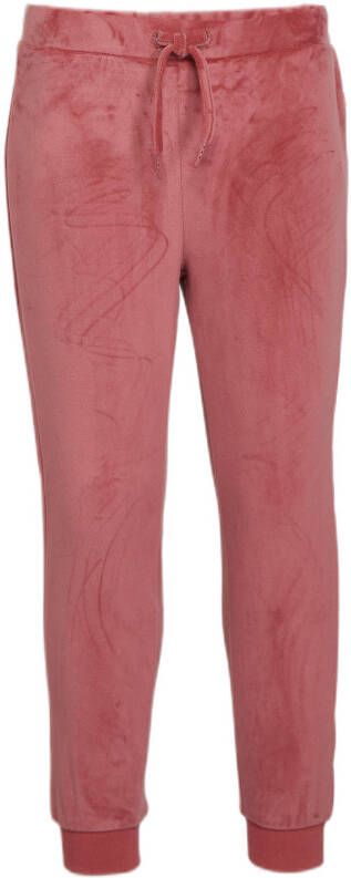 Someone fluwelen regular fit broek Classic roze