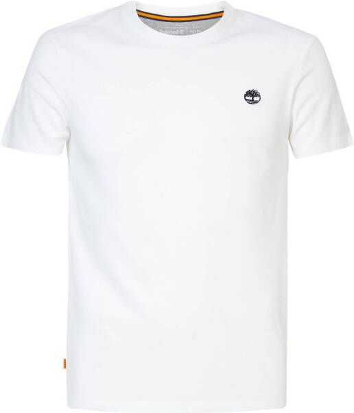 Timberland T shirt met logo wit