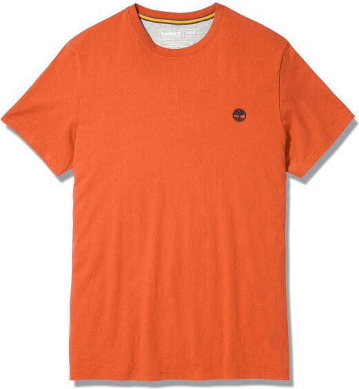Timberland T shirt van biologisch katoen rood