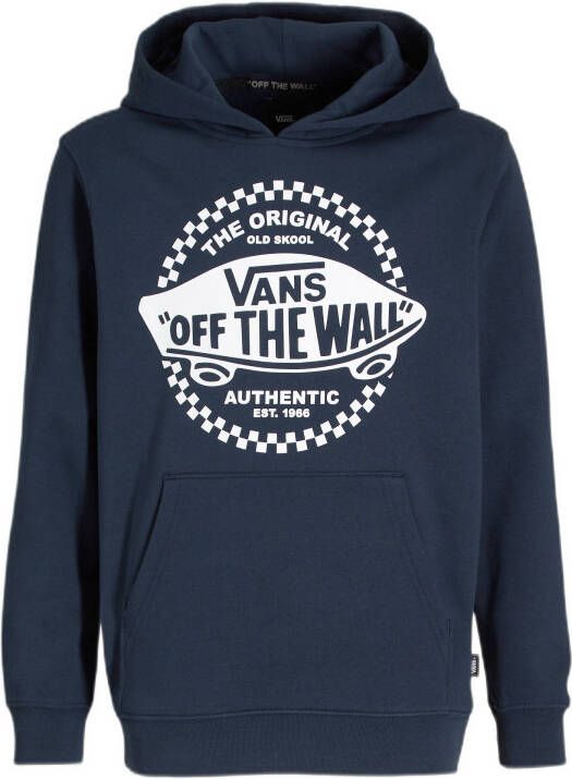 VANS sweater met printopdruk donkerblauw