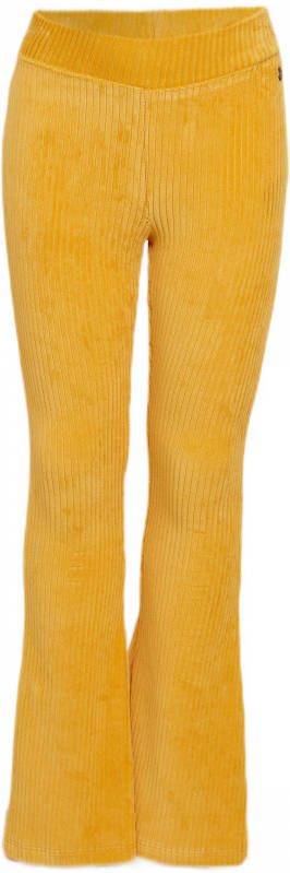 Vingino corduroy flared broek Sieneke okergeel