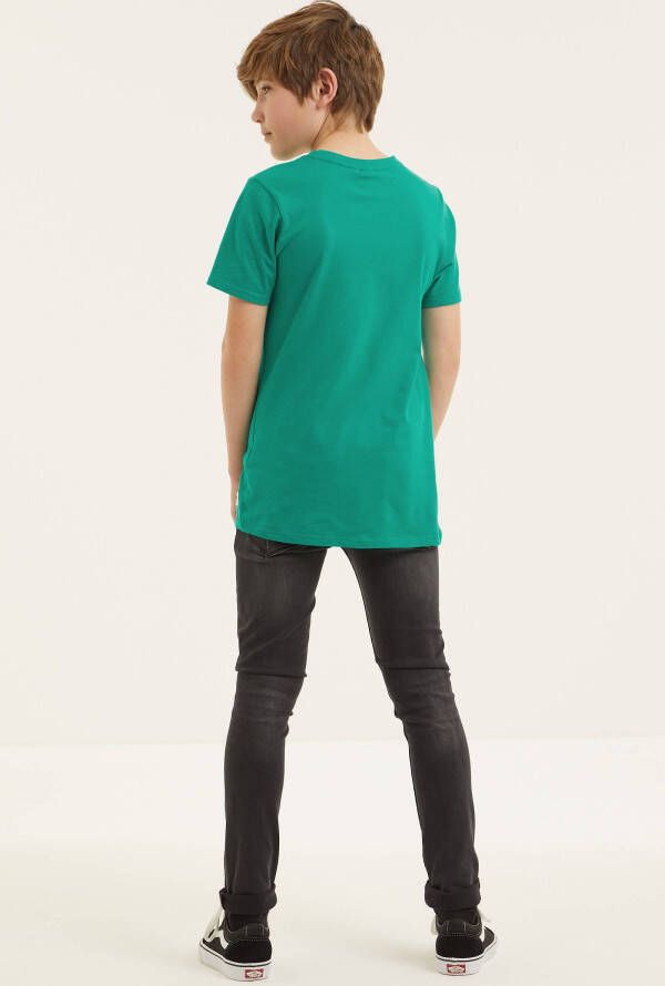Vingino T shirt Hokon met logo mintgroen