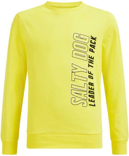 WE Fashion Salty Dog longsleeve geel