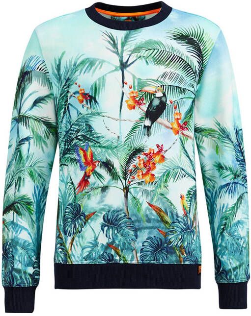 WE Fashion sweater met all over print multi