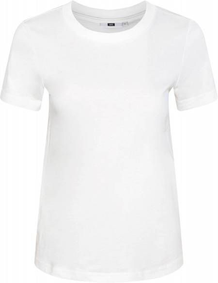 WE Fashion T shirt van biologisch katoen wit