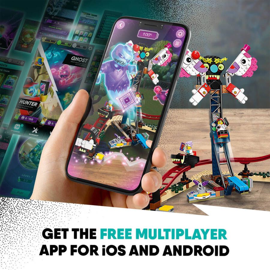 Lego Verborgen zijde Spookachtige kermis AR Spellen App Set(70432 )