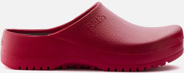 Birkenstock Super Birki instappers rood Pu