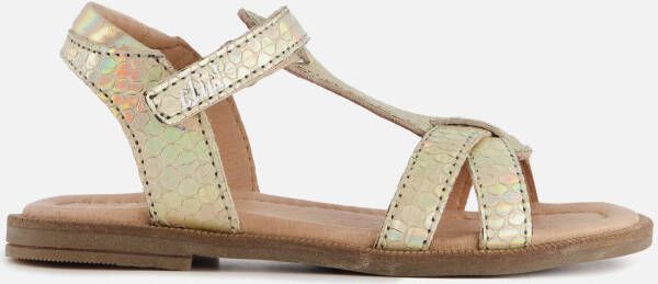clic! Sandalen goud Leer